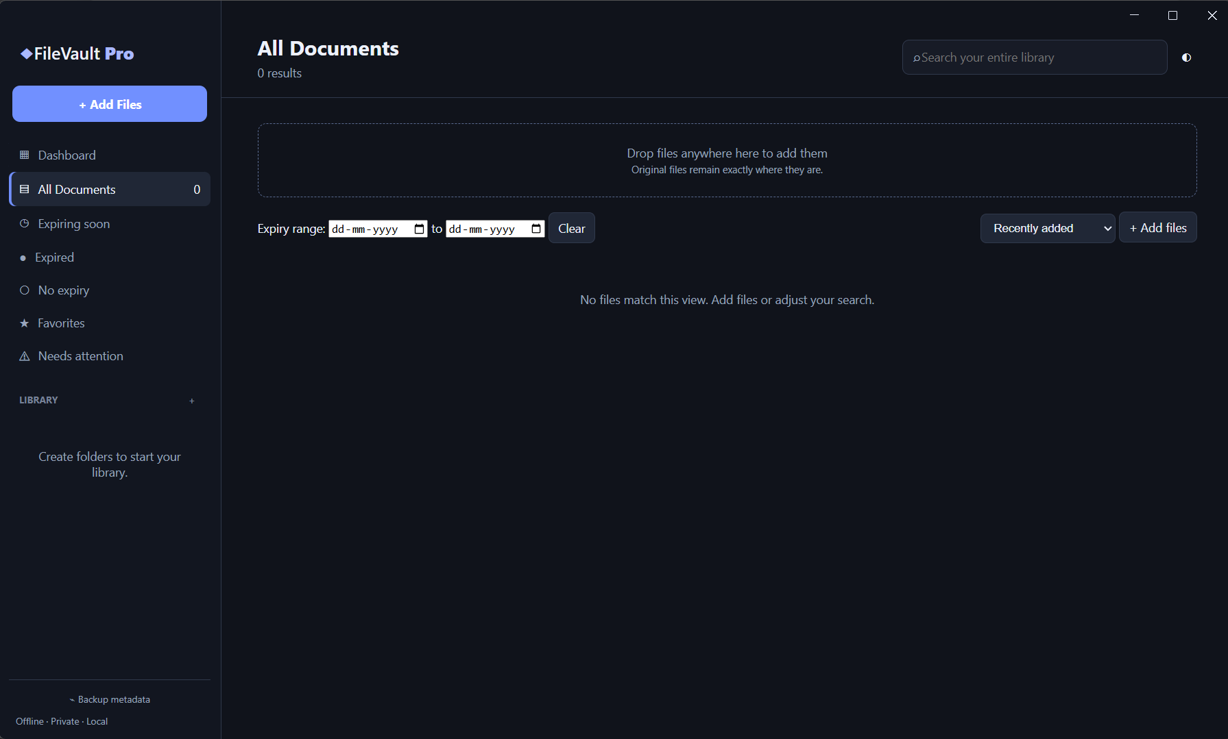 FileVault Pro screenshot 2